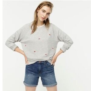 SUNDRY lips raglan pullover size 1